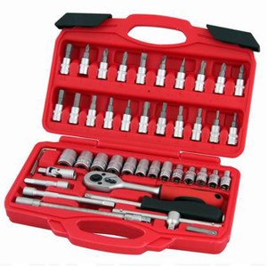 46PCS 1/4 "DR. Caja de herramientas para llevar llave de tubo